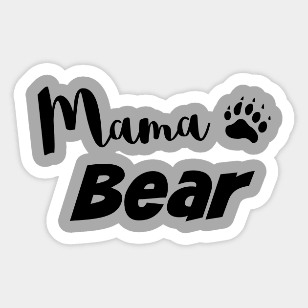Mama Bear Sticker by MomWarrior